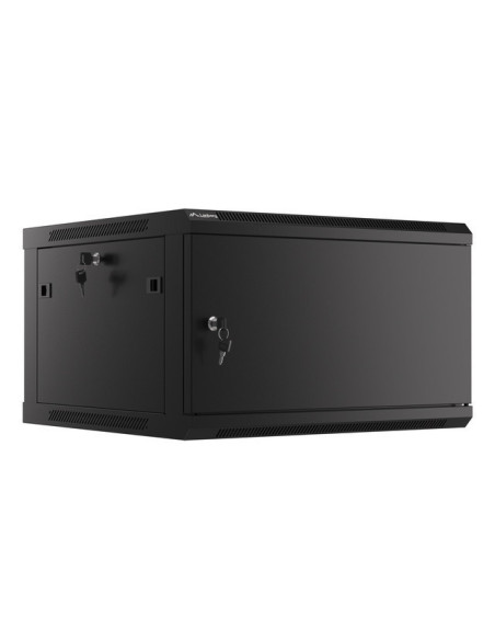Lanberg WF01-6606-00B armario rack 6U Bastidor de pared Negro