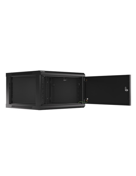 Lanberg WF01-6606-00B armario rack 6U Bastidor de pared Negro
