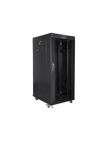 Lanberg FF01-8822-12BL armario rack 22U Rack o bastidor independiente Negro