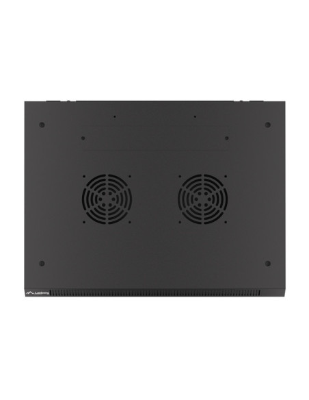 Lanberg WF01-6406-00B armario rack 6U Bastidor de pared Negro