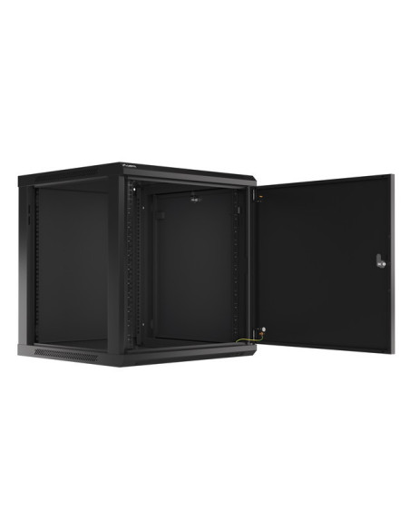 Lanberg WF01-6612-00B armario rack 12U Bastidor de pared Negro