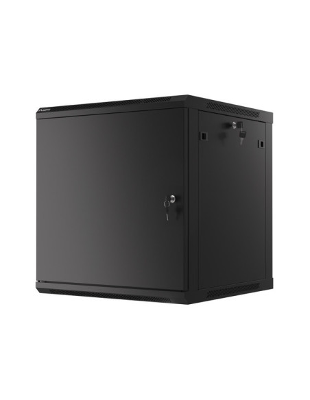 Lanberg WF01-6612-00B armario rack 12U Bastidor de pared Negro