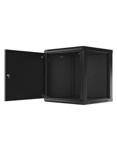 Lanberg WF01-6612-00B armario rack 12U Bastidor de pared Negro