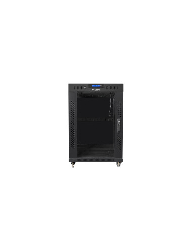 Lanberg FF01-6615-12BL armario rack 15U Rack o bastidor independiente Negro