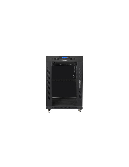 Lanberg FF01-6615-12BL armario rack 15U Rack o bastidor independiente Negro