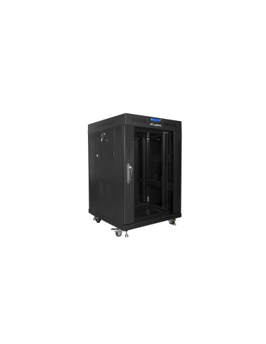 Lanberg FF01-6615-12BL armario rack 15U Rack o bastidor independiente Negro