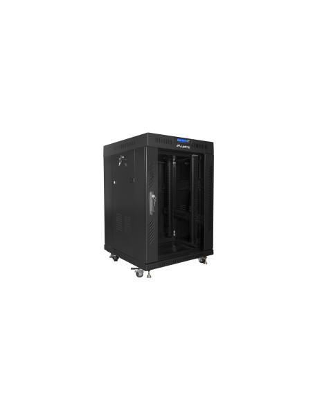 Lanberg FF01-6615-12BL armario rack 15U Rack o bastidor independiente Negro