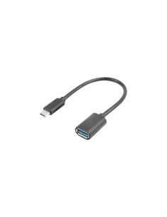 Lanberg AD-UC-UA-04 cable USB USB 3.2 Gen 1 (3.1 Gen 1) 0,15 m USB A USB C Negro 2