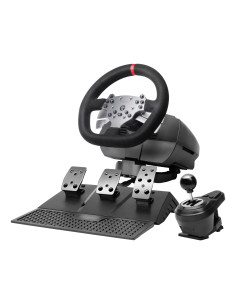Mars Gaming MWHRSX mando y volante Negro Volante + Pedales Analógico Digital Android, PC, PlayStation 4, Xbox Series S, Xbox