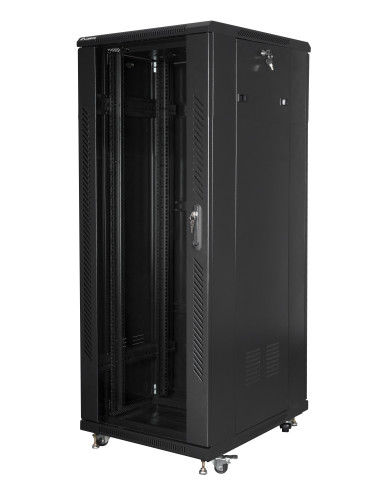 Lanberg FF01-6832-12B armario rack 32U Rack o bastidor independiente Negro