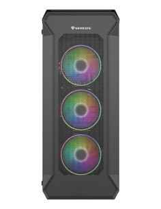 GENESIS Irid 505 ARGB Midi Tower Negro, Transparente