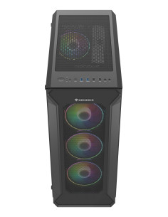GENESIS Irid 505 ARGB Midi Tower Negro, Transparente 2
