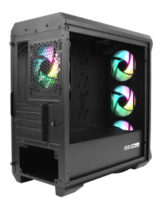 GENESIS Irid 503 ARGB Micro Torre Negro, Transparente 2