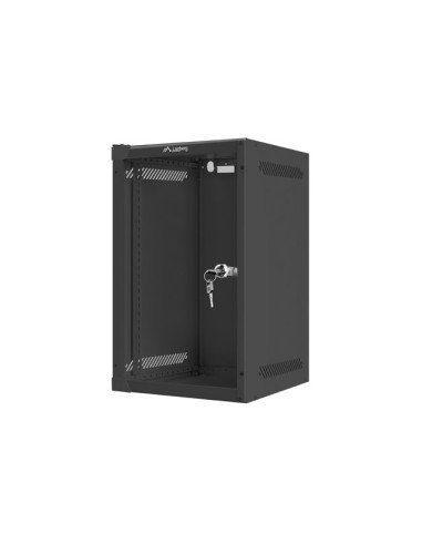 Lanberg WF10-2309-10B armario rack 9U Bastidor de pared Negro