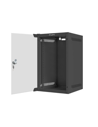 Lanberg WF10-2309-10B armario rack 9U Bastidor de pared Negro