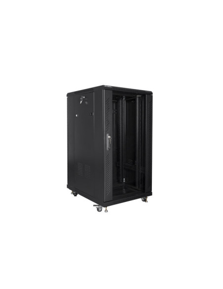 Lanberg FF01-6822-12B armario rack 22U Rack o bastidor independiente Negro