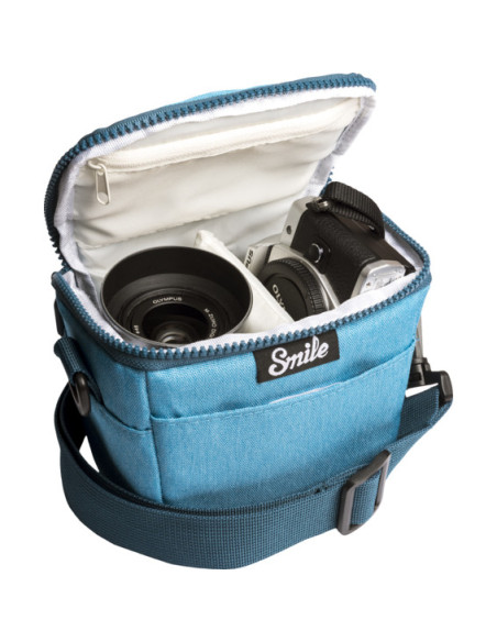 Smile 111653040199 estuche para cámara fotográfica Cubierta de hombro Azul
