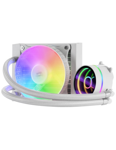 Mars Gaming ML-ONE120, Refrigeración Líquida CPU, TDP 200 W, Espejo Infinito, Ventilador FRGB Silencioso, Multisocket