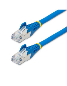 StarTech.com Cable de 7,5m de Red Ethernet CAT6a - Azul - Low Smoke Zero Halogen (LSZH) - 10GbE - 500MHz - PoE++ de 100W -