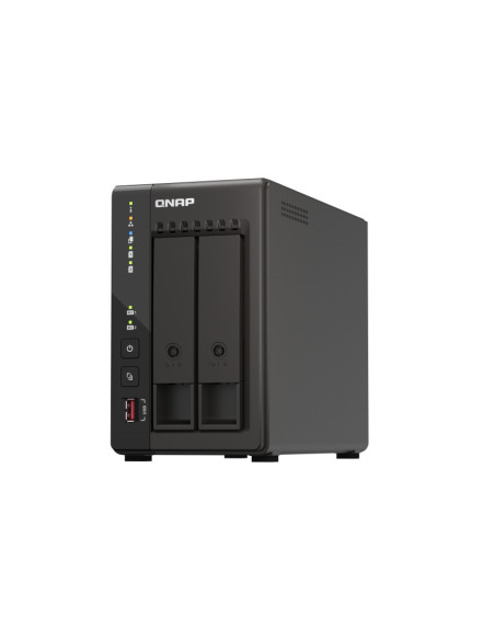 QNAP TS-253E NAS Torre Intel® Celeron® J6412 8 GB 0 TB QNAP QTS Negro