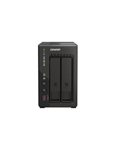 QNAP TS-253E NAS Torre Intel® Celeron® J6412 8 GB 0 TB QNAP QTS Negro