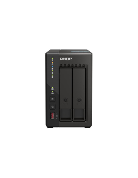 QNAP TS-253E NAS Torre Intel® Celeron® J6412 8 GB 0 TB QNAP QTS Negro
