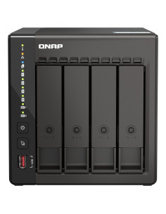 QNAP TS-453E NAS Torre Intel® Celeron® J6412 8 GB 0 TB QNAP QTS Negro