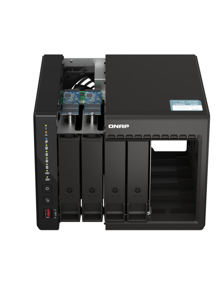 QNAP TS-453E NAS Torre Intel® Celeron® J6412 8 GB 0 TB QNAP QTS Negro