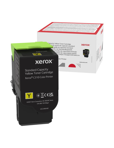 Xerox C310 C315 Cartucho de tóner amarillo de capacidad estándar (2000 páginas)