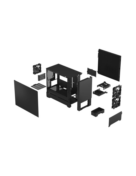 Fractal Design Pop Mini Silent Mini Tower Negro