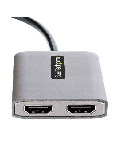 StarTech.com Hub Concentrador MST DisplayPort a 2 Puertos HDMI - HDMI Doble de 4K a 60Hz - Adaptador Multimonitor DisplayPort