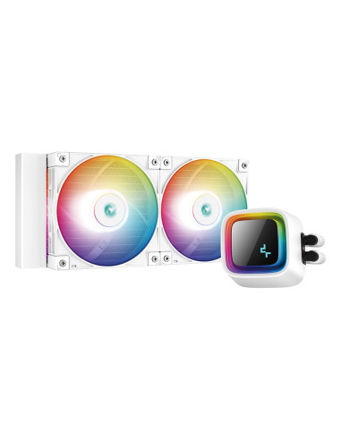 DeepCool LS520 WH Procesador Sistema de refrigeración líquida todo en uno 12 cm Blanco 1 pieza(s)