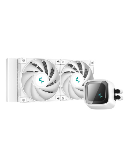 DeepCool LS520 WH Procesador Sistema de refrigeración líquida todo en uno 12 cm Blanco 1 pieza(s)