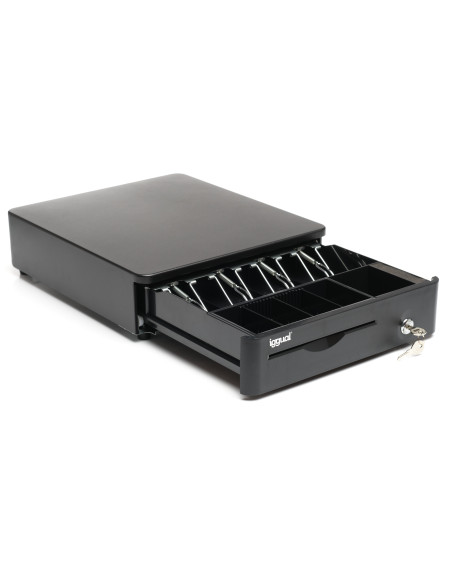 iggual Cajón Portamonedas IRON-10R 38cm 4+5 negro