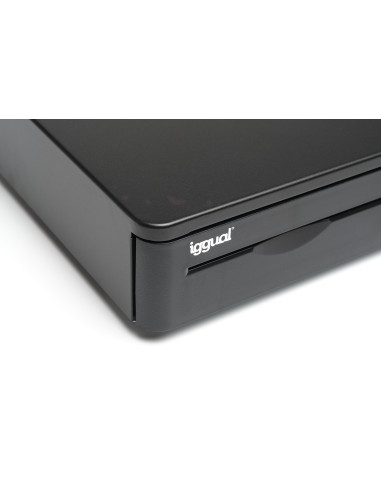 iggual Cajón Portamonedas IRON-10R 38cm 4+5 negro