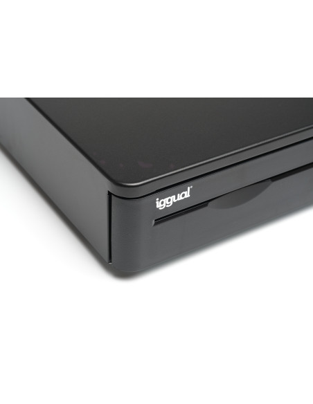 iggual Cajón Portamonedas IRON-10R 38cm 4+5 negro