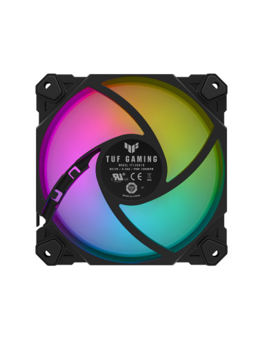 ASUS TUF Gaming TF120 ARGB Fan Carcasa del ordenador Refrigerador de aire 12 cm Negro