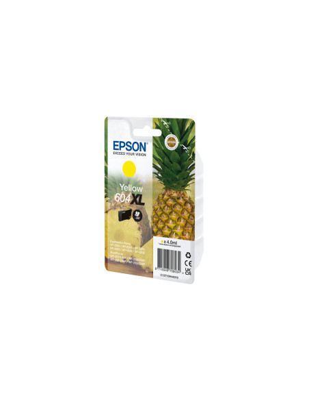 Epson 604XL cartucho de tinta 1 pieza(s) Original Alto rendimiento (XL) Amarillo