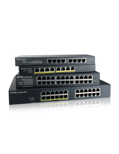 Zyxel GS1915-24EP Gestionado L2 Gigabit Ethernet (10 100 1000) Energía sobre Ethernet (PoE) 1U Negro