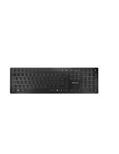 CHERRY KW 9100 SLIM teclado Universal RF Wireless + Bluetooth QWERTZ Alemán Negro