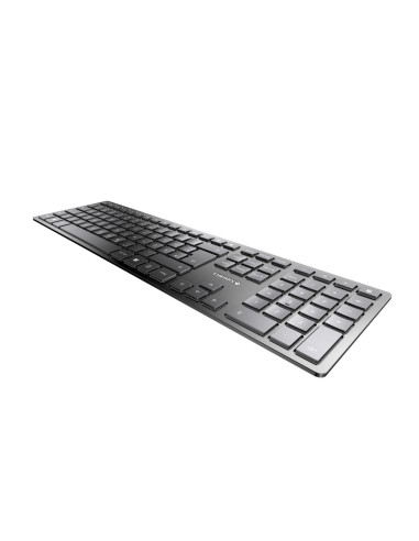 CHERRY KW 9100 SLIM teclado Universal RF Wireless + Bluetooth QWERTZ Alemán Negro