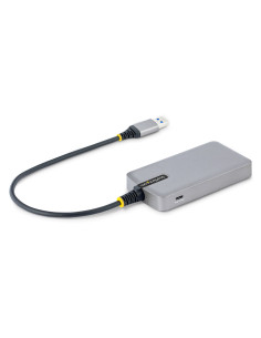 StarTech.com Hub USB de 4 Puertos - USB 3.0 de 5Gbps - Alimentado por el Bus - Concentrador de 4 Puertos USB-A con Alimentación 2