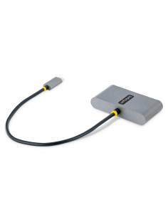 StarTech.com Hub Concentrador USB-C de 4 Puertos con Entrega de Alimentación de 100W de Paso - Ladrón USB Tipo C - - 2x USB-A + 2