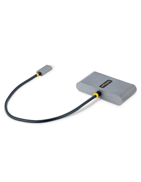 StarTech.com Hub Concentrador USB-C de 4 Puertos con Entrega de Alimentación de 100W de Paso - Ladrón USB Tipo C - - 2x USB-A +