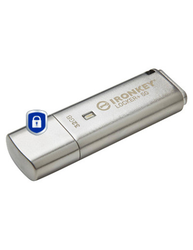 Kingston Technology IronKey 32GB IKLP50 AES USB, w 256bit Encryption