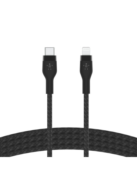 Belkin CAA011BT2MBK cable de conector Lightning 2 m Negro