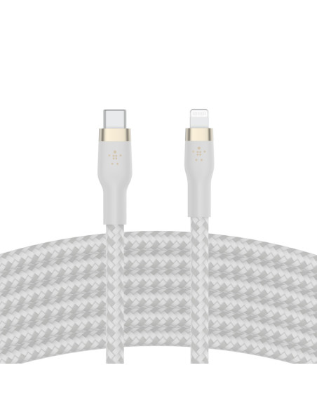 Belkin CAA011BT1MWH cable de conector Lightning 1 m Blanco