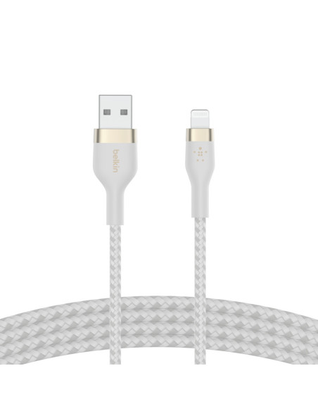 Belkin CAA010BT1MWH cable de conector Lightning 1 m Blanco