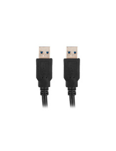 Lanberg CA-USBA-30CU-0010-BK cable USB USB 3.2 Gen 1 (3.1 Gen 1) 1 m Negro 2