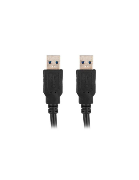 Lanberg CA-USBA-30CU-0010-BK cable USB USB 3.2 Gen 1 (3.1 Gen 1) 1 m Negro